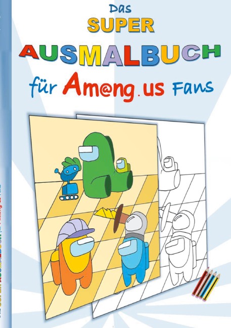 Das Super Ausmalbuch für Am@ng.us Fans - Ricky Roogle