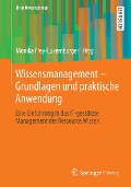 Cover-Bild zum Titel 'Wissensmanagement - Grundlagen und praktische Anwendung' von ''