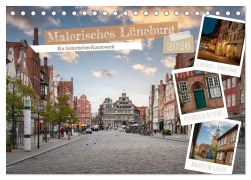 Cover-Bild zum Titel 'Malerisches Lüneburg (Tischkalender 2026 DIN A5 quer), CALVENDO Monatskalender' von 'Dieter Gödecke'