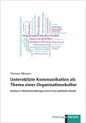Cover-Bild zum Titel 'Unterstützte Kommunikation als Thema einer Organisationskultur' von 'Theresa Aßmann'