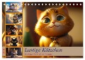 Lustige Kätzchen (Tischkalender 2024 DIN A5 quer), CALVENDO Monatskalender - Dirk Meutzner