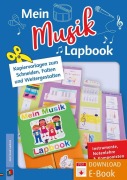 Cover-Bild zum Titel 'Mein Musik-Lapbook - Instrumente, Notenlehre & Komponisten' von 'Doreen Blumhagen'