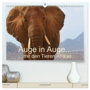 Cover-Bild zum Titel 'Auge in Auge mit den Tieren Afrikas (hochwertiger Premium Wandkalender 2026 DIN A2 quer), Kunstdruck in Hochglanz' von 'Brigitte Dürr'