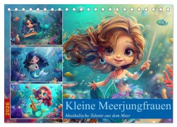 Cover-Bild zum Titel 'Kleine Meerjungfrauen (Tischkalender 2026 DIN A5 quer), CALVENDO Monatskalender' von 'Thomas Meinert'