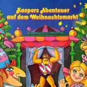 Cover-Bild zum Titel 'Kasperle, Kaspers Abenteuer auf dem Weihnachtsmarkt' von 'Konrad Halver'