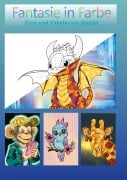 Cover-Bild zum Titel 'Fantasie in Farbe - Tiere und Fabelwesen Special' von 'Sandra Heise'