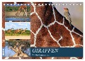 Giraffen - Sanftheit und Anmut (Tischkalender 2024 DIN A5 quer), CALVENDO Monatskalender - Michael Herzog