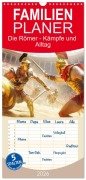 Cover-Bild zum Titel 'Familienplaner 2026 - Die Römer - Kämpfe und Alltag mit 5 Spalten (Wandkalender, 21 x 45 cm) CALVENDO' von 'Liselotte Brunner-Klaus'
