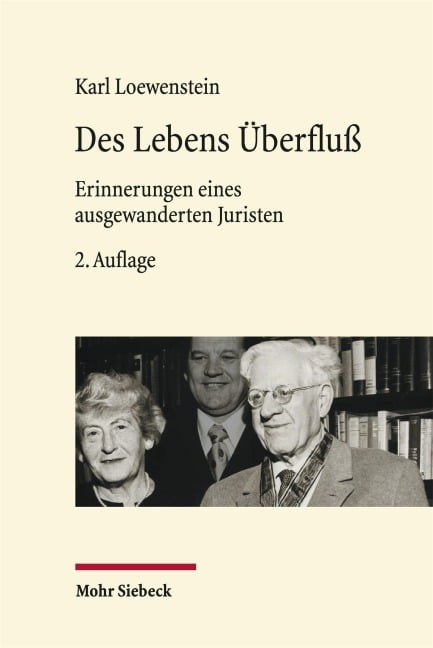 Des Lebens Überfluß - Karl Loewenstein