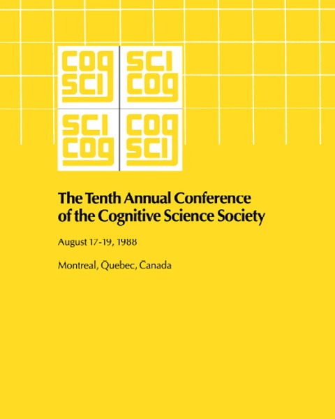 10th Annual Conference Cognitive Science Society Pod - 