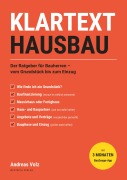 Cover-Bild zum Titel 'Klartext Hausbau' von 'Andreas Volz'