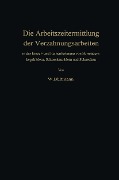 Cover-Bild zum Titel 'Die Arbeitszeitermittlung der Verzahnungsarbeiten' von 'Wilhelm Bültmann'