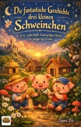 Cover-Bild zum Titel 'Die fantastische Geschichte der drei kleinen Schweinchen' von 'Semi Bu'