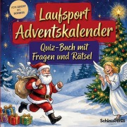 Cover-Bild zum Titel 'Laufsport-Adventskalender: Quiz-Buch mit Fragen und Rätsel' von 'Schlauvento Interactive'