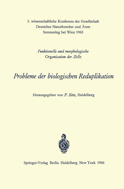 Probleme der biologischen Reduplikation - 