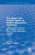 Cover-Bild zum Titel 'Routledge Revivals: The Letters and Private Papers of William Makepeace Thackeray, Volume I (1994)' von ''