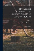 Cover-Bild zum Titel 'Síntesis De Constructiva Gramatical De La Lengua Quiché' von 'Juan Fernández Ferraz'