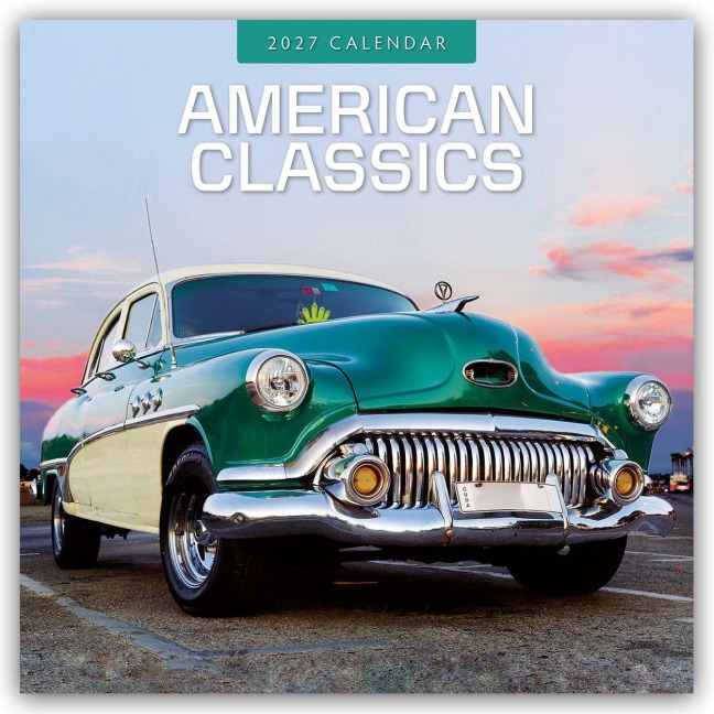 American Classic Cars - Klassische Amerikanische Autos 2027 - 16-Monatskalender - Robin Red