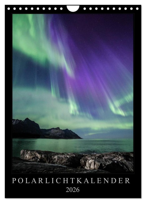 Polarlichtkalender (Wandkalender 2026 DIN A4 hoch), CALVENDO Monatskalender - Sebastian Worm