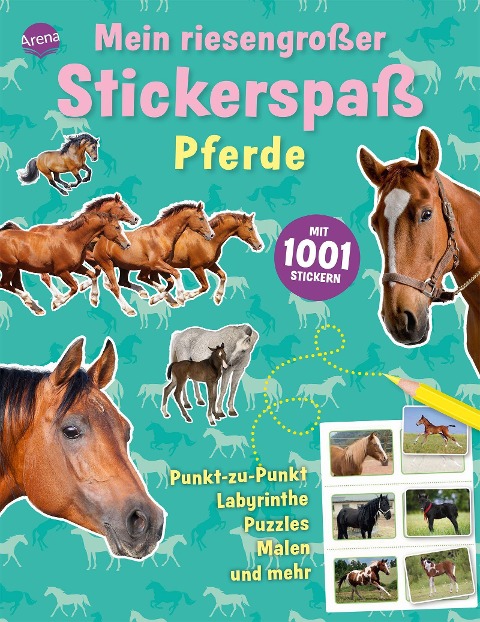 Mein riesengroßer Stickerspaß. Pferde - Mel Plehov