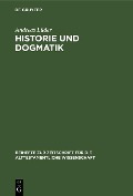Cover-Bild zum Titel 'Historie und Dogmatik' von 'Andreas Lüder'