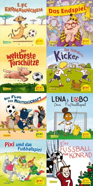 Pixi-8er-Set 285: Pixi und seine Fußball-Freunde (8x1 Exemplar) - 