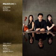 Cover-Bild zum Titel 'Filigranes (Klaviertrios)' von 'Trio Arkayi'