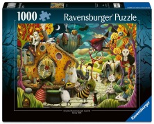 Cover-Bild zum Titel 'Erwachsenenpuzzle 1000 Teile - Happy Halloween' von ''