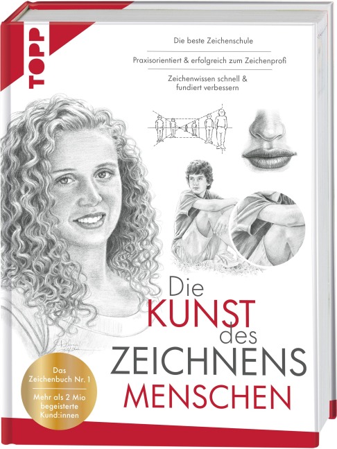 Die Kunst des Zeichnens Menschen. Die beste Zeichenschule - Frechverlag
