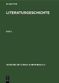 Cover-Bild zum Titel 'Literaturgeschichte' von ''