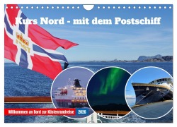 Cover-Bild zum Titel 'Kurs Nord - mit dem Postschiff (Wandkalender 2026 DIN A4 quer), CALVENDO Monatskalender' von 'Monika Dietsch'
