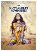 Bodypainting Adventures - Farbe auf nackter Haut (Tischkalender 2024 DIN A5 hoch), CALVENDO Monatskalender - Julie Boehm