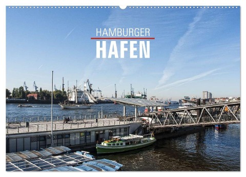 Hamburger Hafen (Wandkalender 2024 DIN A2 quer), CALVENDO Monatskalender - Ralph Kerpa