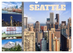 Cover-Bild zum Titel 'SEATTLE Unvergessliche Tour durch die Stadt und das Umland (Wandkalender 2026 DIN A3 quer), CALVENDO Monatskalender' von 'Melanie Viola'