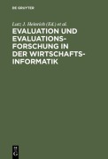 Cover-Bild zum Titel 'Evaluation und Evaluationsforschung in der Wirtschaftsinformatik' von ''
