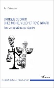 Cover-Bild zum Titel 'Critique du droit chez Michel Villey et René Girard' von 'Dubouchet'
