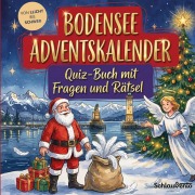 Cover-Bild zum Titel 'Bodensee-Adventskalender: Quiz-Buch mit Fragen und Rätsel' von 'Schlauvento Interactive'