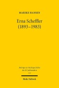 Cover-Bild zum Titel 'Erna Scheffler (1893-1983)' von 'Marike Hansen'