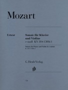 Cover-Bild zum Titel 'Mozart, Wolfgang Amadeus - Violinsonate e-moll KV 304 (300c)' von 'Wolfgang Amadeus Mozart'