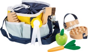 Cover-Bild zum Titel 'Spielzeug Pferdepflege-Set mit Tasche' von ''