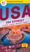 Cover-Bild zum Titel 'MARCO POLO Reiseführer USA Südwest, Las Vegas, Colorado, New Mexico, Arizona, Utah' von 'Karl Teuschl'