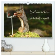Eichhörnchen - zauberhaft verspielt (hochwertiger Premium Wandkalender 2026 DIN A2 quer), Kunstdruck in Hochglanz - Angela Merk