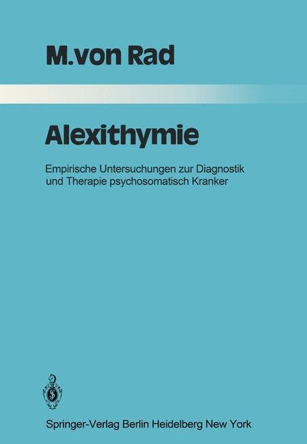 Alexithymie - M. V. Rad
