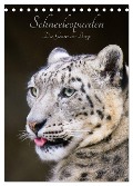 Schneeleoparden - Die Geister der Berge (Tischkalender 2025 DIN A5 hoch), CALVENDO Monatskalender - Cloudtail The Snow Leopard