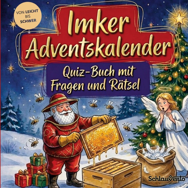 Imker-Adventskalender: Quiz-Buch mit Fragen und Rätsel - Schlauvento Interactive