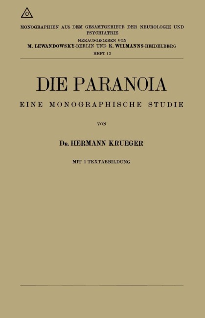 Die Paranoia - Hermann Krueger