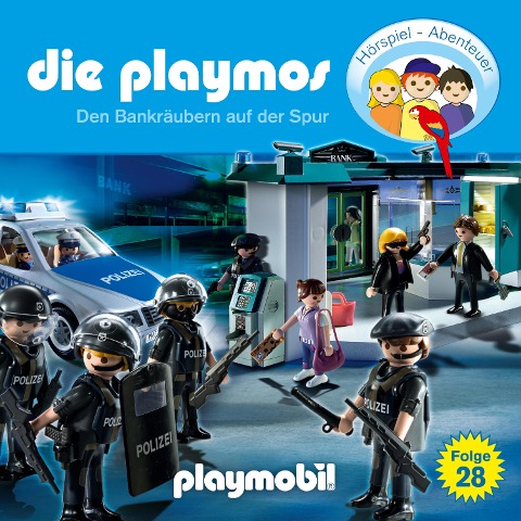 Die Playmos - Das Original Playmobil Hörspiel, Folge 28: Den Bankräubern auf der Spur - Florian Fickel, Simon X. Rost