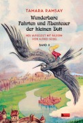 Cover-Bild zum Titel 'Wunderbare Fahrten und Abenteuer der kleinen Dott.' von 'Tamara Ramsay'