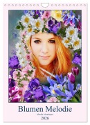 Cover-Bild zum Titel 'Blumen Melodie (Wandkalender 2026 DIN A4 hoch), CALVENDO Monatskalender' von 'Monika Altenburger'