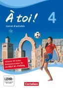 Cover-Bild zum Titel 'À toi ! Band 4 - Carnet d'activités mit Audio-Materialien und Abschlussprüfungstrainer' von 'Walpurga Herzog, Catherine Mann-Grabowski'